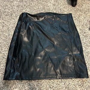 Shein Leather Skirt
